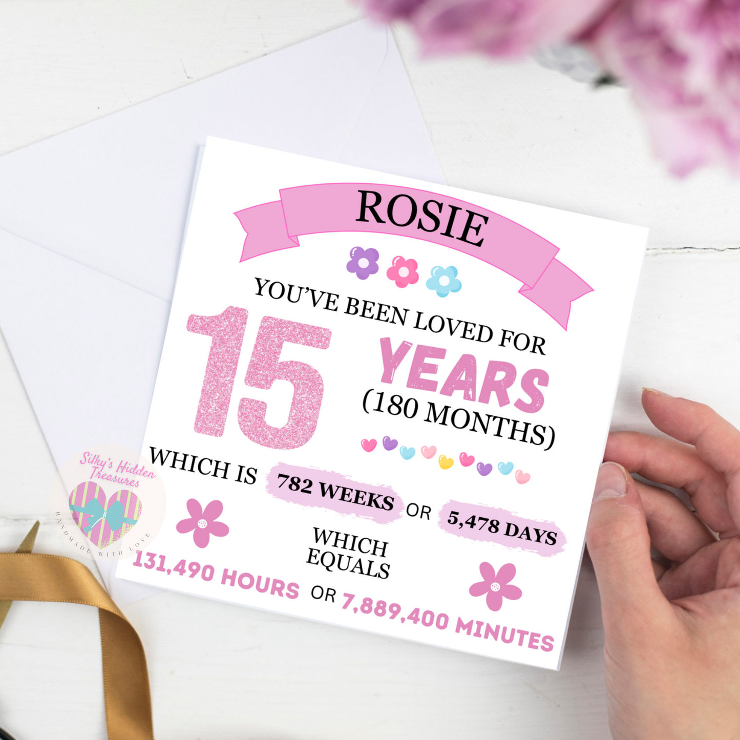 Personalised Keepsake Birthday Card Girl